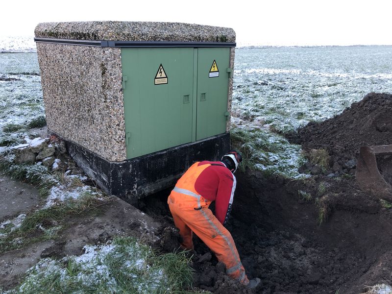 31 januari 2019; overdracht oude windmolens