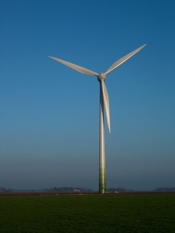 De turbine van het merk Enercon E66