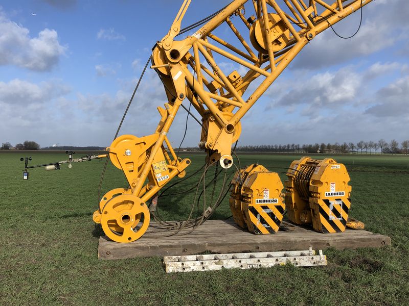 9 februari 2019; Ontmanteling door sterke wind nog niet begonnen