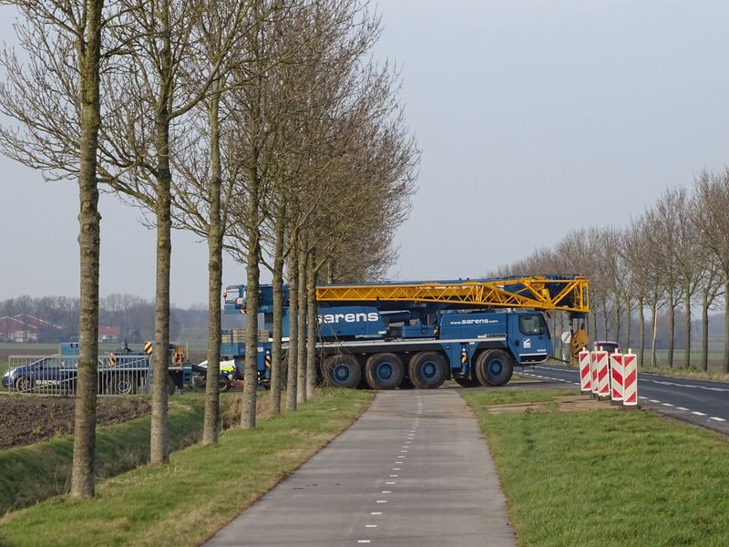 10 februari 2019; start ontmanteling eerste windmolen