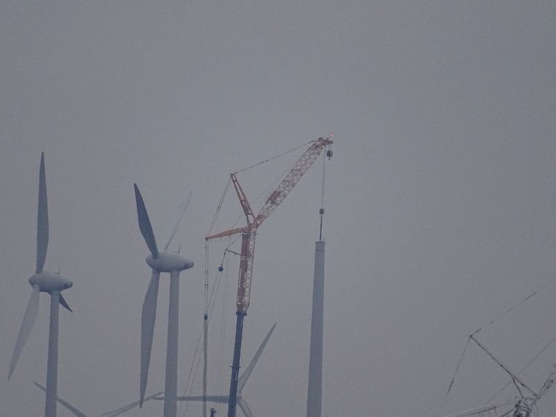 24 februari 2019; 3e windmolen ontmanteld