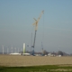27 februari 2018; windmolen 4 wordt ontmanteld
