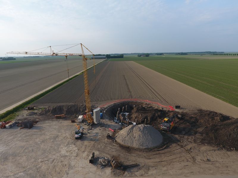 4 juni 2019; opbouw fundaties
