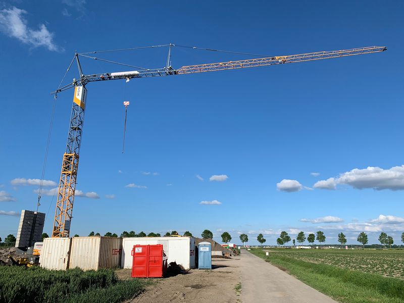 28 mei 2019; werkvloer windmolen 1 gestort