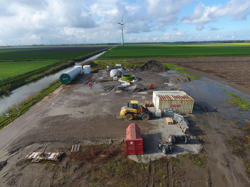 18 oktober 2019; windmolen opstelplaats 7