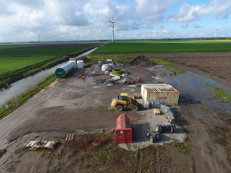 18 oktober 2019; windmolen opstelplaats 7